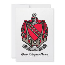 TKE Coat of Arms Personalised Invite