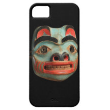 Tlingit Bear Mask iPhone 5 Cases