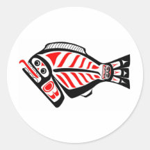 Tlingit Halibut Sticker