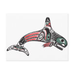 Tlingit Killer Whale & Eagle Postcards
