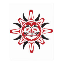 Tlingit Sun Post Card