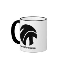 TMD Logo Black Ringer Mug