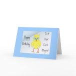To A Real Chick Magnet cards