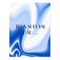 To A SPECIAL DAD...   postcard postcards