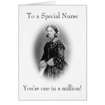 To a Special Nurse-Florence Nightingale Greeting Cards