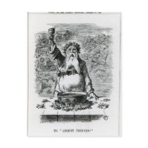 To Absent Friends! Post Card