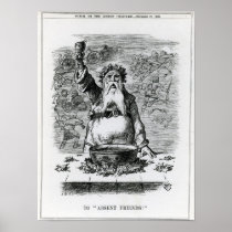 To Absent Friends! Print
