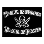 To Arr is Pirate! Postcard