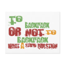 To Backpack Post Cards