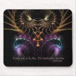 To be Free.. Quote Mousepad