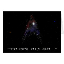 To Boldly Go card