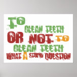 To Clean Teeth posters