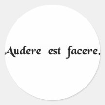 To dare is to do. sticker