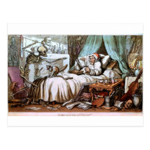 To Die in Bed postcard