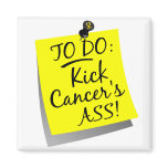 To Do - Kick Cancer's Ass Bladder magnets