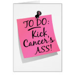 To Do - Kick Cancer's Ass Breast cards