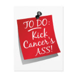 To Do - Kick Cancer's Ass Lung postcards