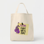 To Do Note - Fight Like a Girl - Epilepsy Tote Bag