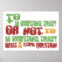 To Do Occupational Therapy Poster