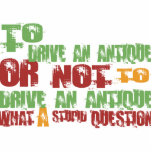 To Drive an Antique Acrylic Cut Out