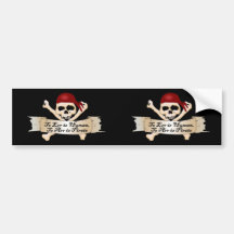 To Err is Human, To Arr is Pirate Bumper Stickers