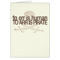To err is human, to arr is pirate