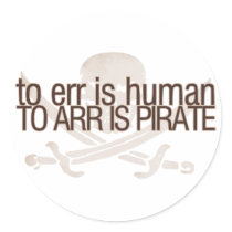 To err is human, to arr is pirate