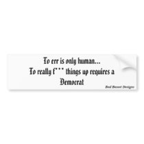 To err is only human...
