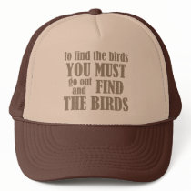 To Find the Birds Mesh Hat