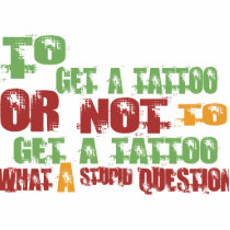 To Get a Tattoo Photo Cut Outs