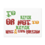 To Kayak postcards
