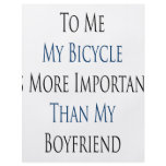To Me My Bicycle Is More Important Than My Boyfrie Full Color Flyer