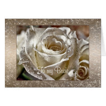 To my Bride or Husband Wedding Day Greeting Cards