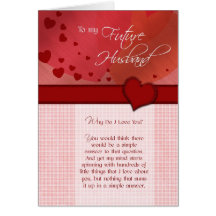 To my future husband Why do I love you Greeting Card