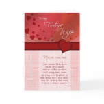 To my future wife Why do I love you Greeting Cards