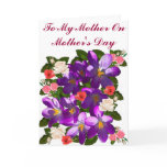To My Mother On Mother's Day cards