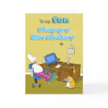 to my Son Happy Birthday Card
