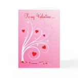 To My Valentine Sweetheart Greeting Card