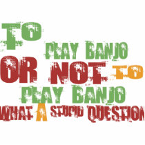 To Play Banjo Photo Sculpture