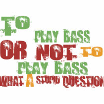 To Play Bass Photo Cut Outs
