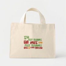 To Play Clarinet Canvas Bags