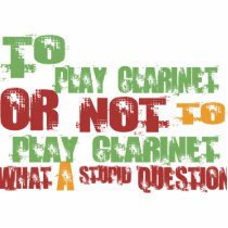 To Play Clarinet Photo Cutouts