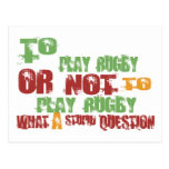 To Play Rugby Postcards