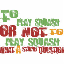 To Play Squash Photo Sculpture