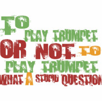 To Play Trumpet Acrylic Cut Outs