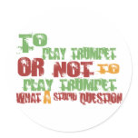 To Play Trumpet stickers