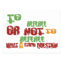 To Referee Post Card