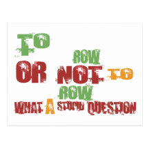 To Row Postcard