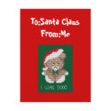 To:Santa Claus postcards