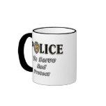 To Serve and Protect mugs